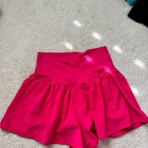Aerie High Waist Pink Shorts